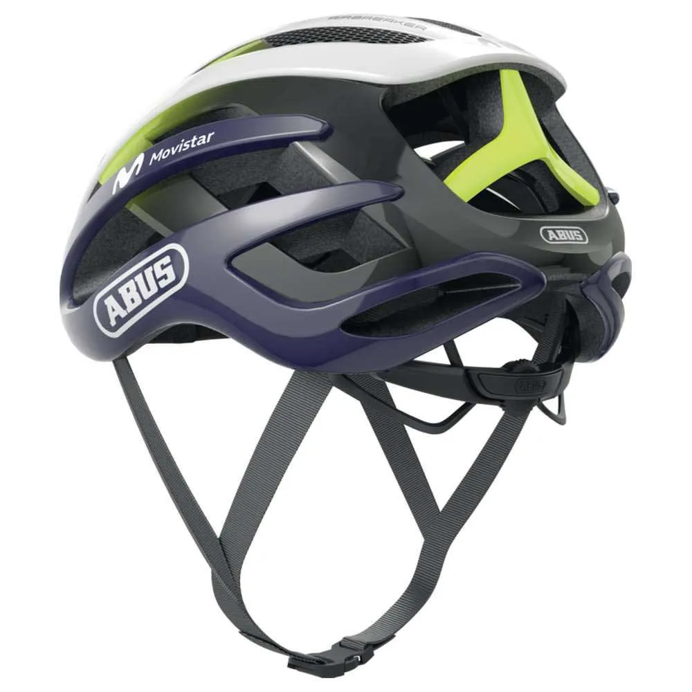 ABUS AirBreaker sykkelhjelm Movistar Team 23 ABUS AirBreaker sykkelhjelm Movistar Team 23