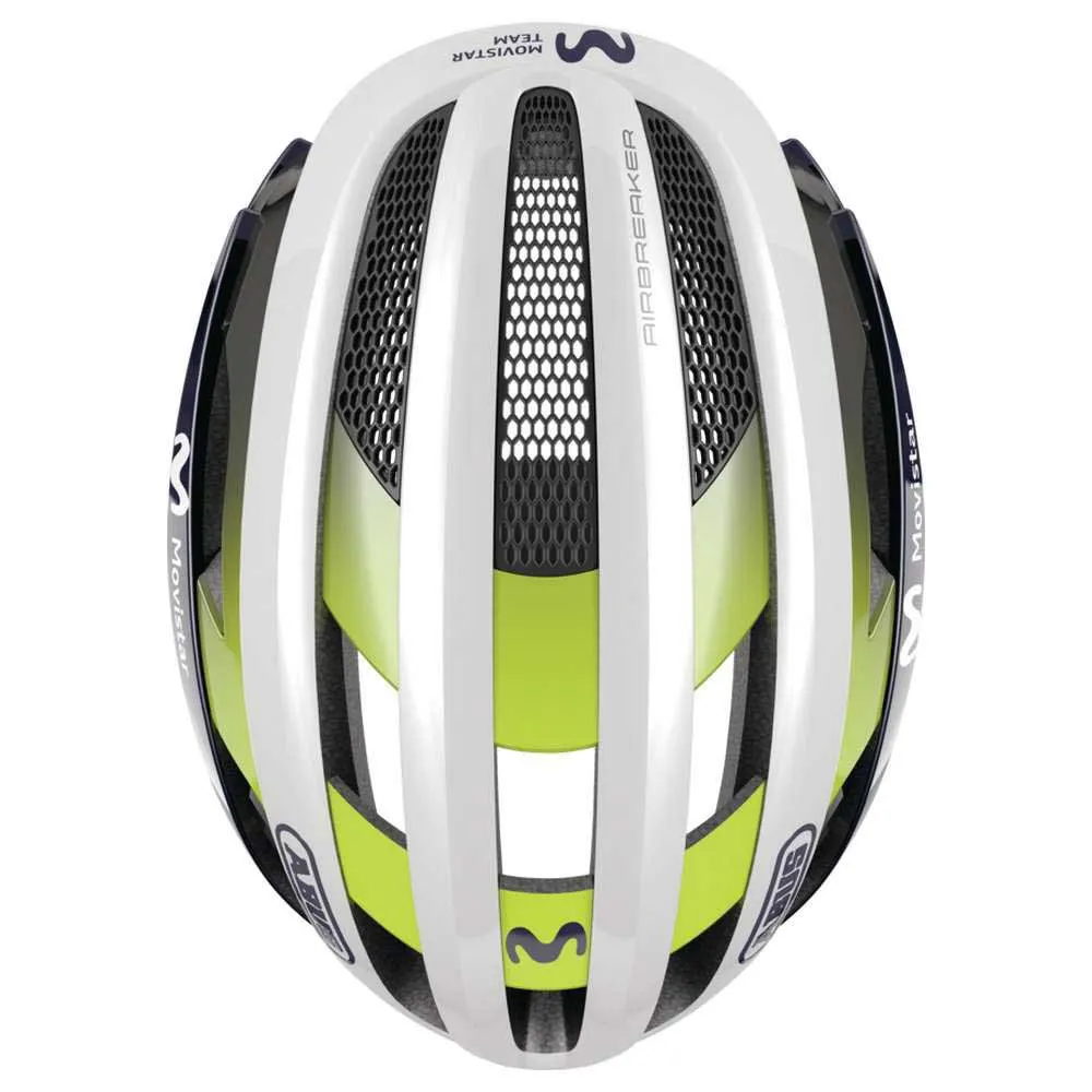 ABUS AirBreaker sykkelhjelm Movistar Team 23 ABUS AirBreaker sykkelhjelm Movistar Team 23