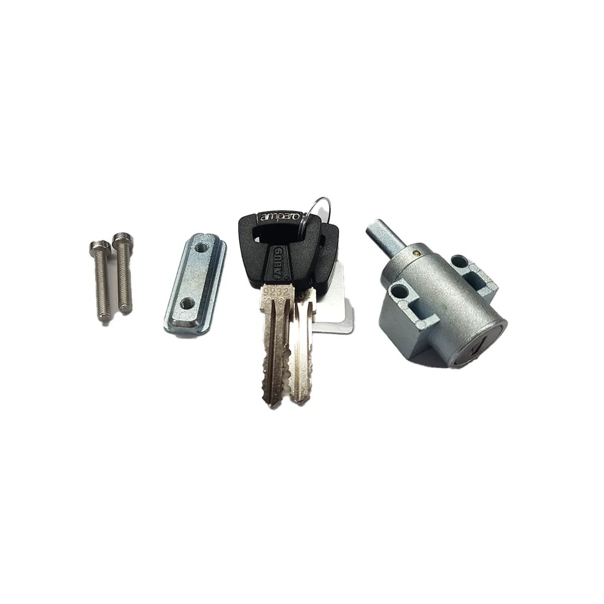 ABUS Bosch Standard Låsesylinder for Powertube 750, Silver, One Size