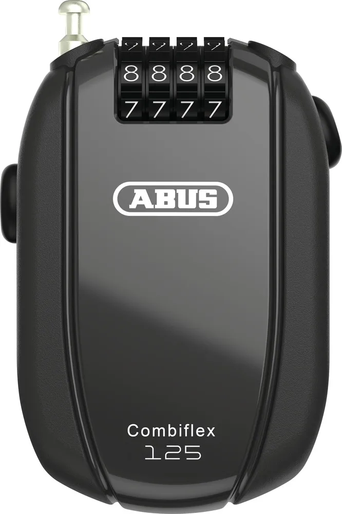 ABUS Combiflex Trip 125 Sykkellås, Black, 125cm