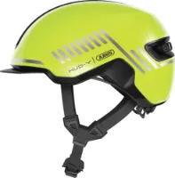 ABUS HUD-Y ACE sykkelhjelm LED Gleam Silver ABUS HUD-Y ACE sykkelhjelm LED Gleam Silver