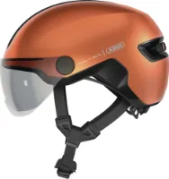 ABUS HUD-Y ACE sykkelhjelm LED Orange