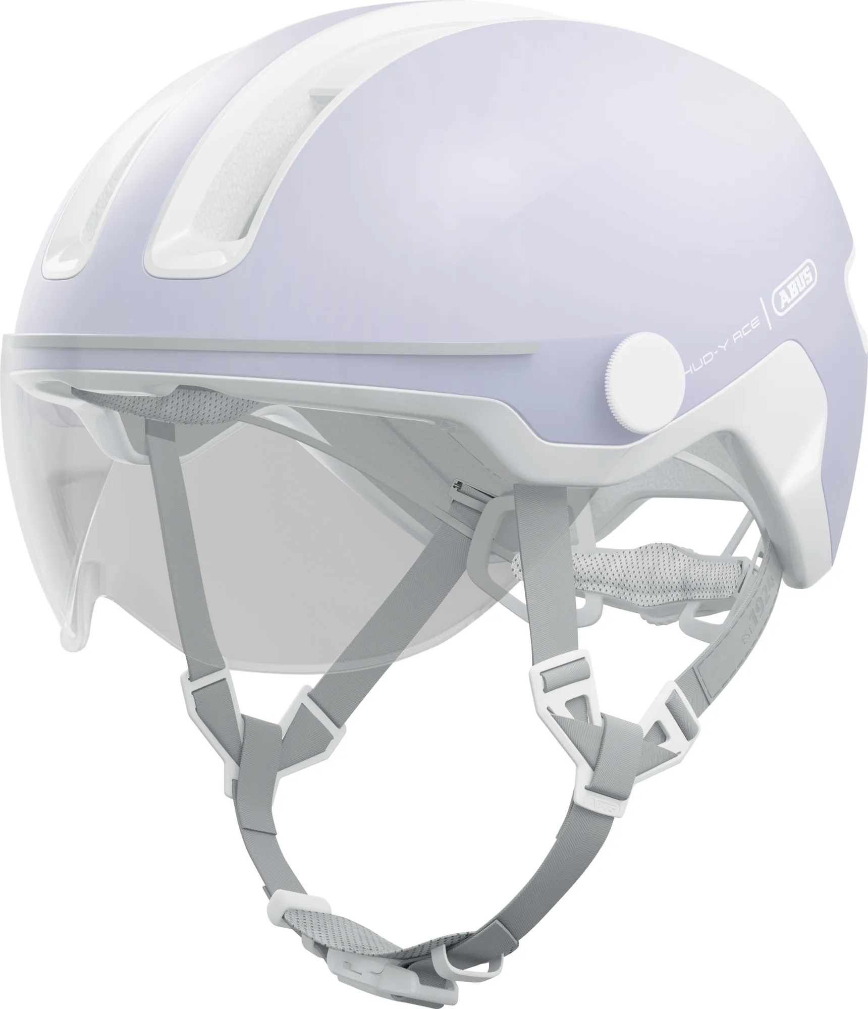 ABUS HUD-Y ACE sykkelhjelm LED Pure Lavender
