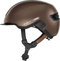 ABUS HUD-Y sykkelhjelm LED Metallic kobber