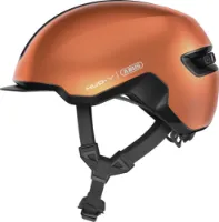 ABUS HUD-Y sykkelhjelm LED Orange ABUS HUD-Y sykkelhjelm LED Orange