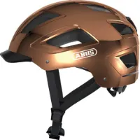 ABUS Hyban 2.0 sykkelhjelm LED Chrome Rosé ABUS Hyban 2.0 sykkelhjelm LED Chrome Rosé