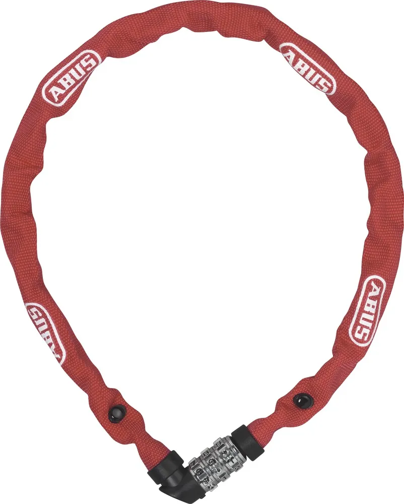 ABUS låsekjede med kode web 1200 110, Rød