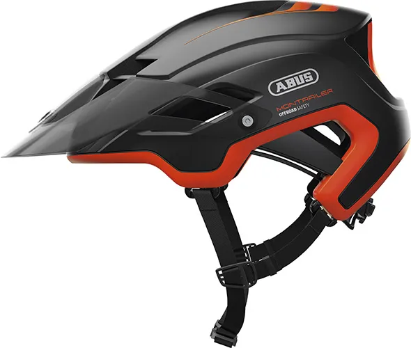ABUS Montrailer Shrimp Orange MIPS, Oransje/svart