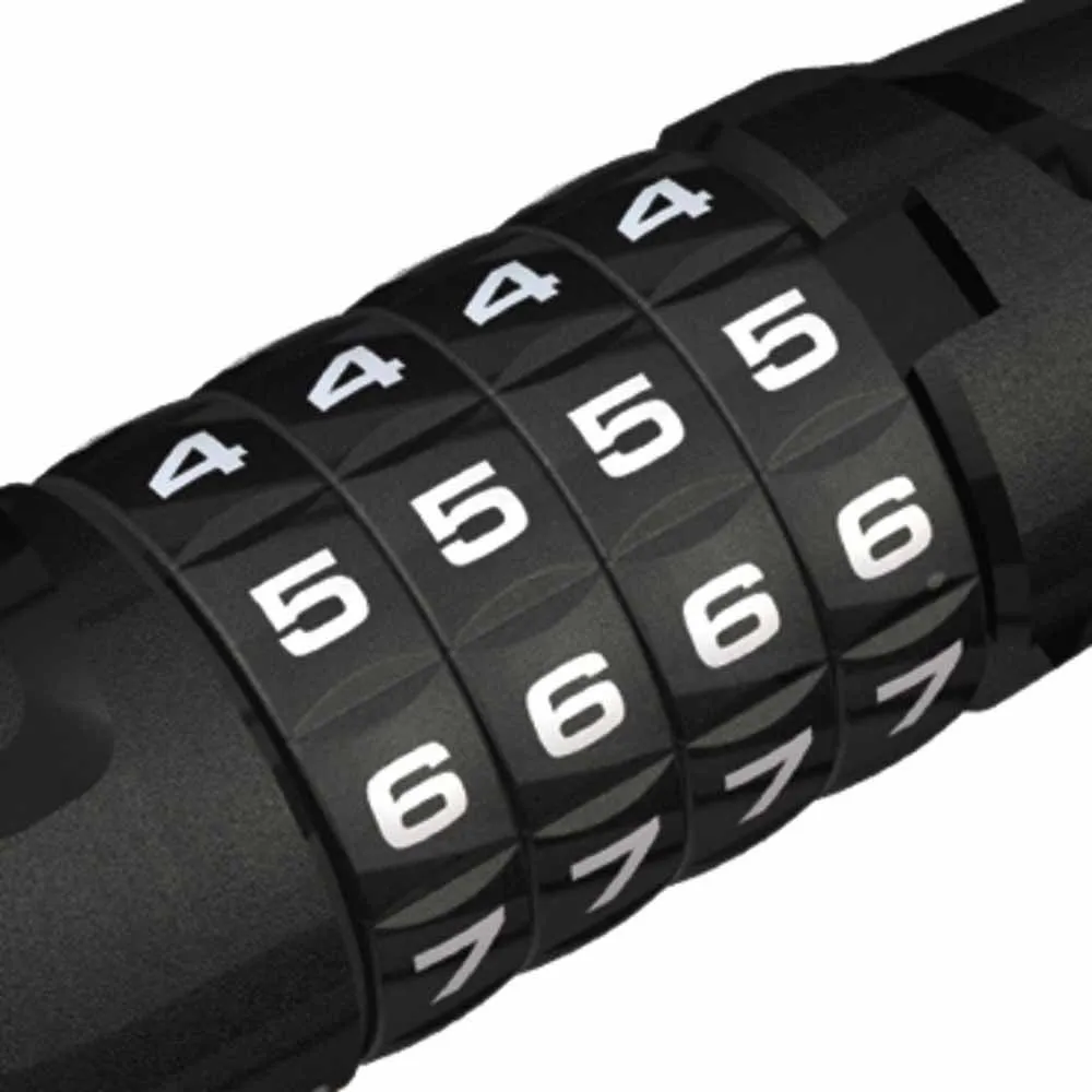 ABUS Numero 5510C Sykkellås, Black, 180cm