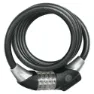 ABUS Raydo Pro 1450+texkf Kabellås, Black, 185cm