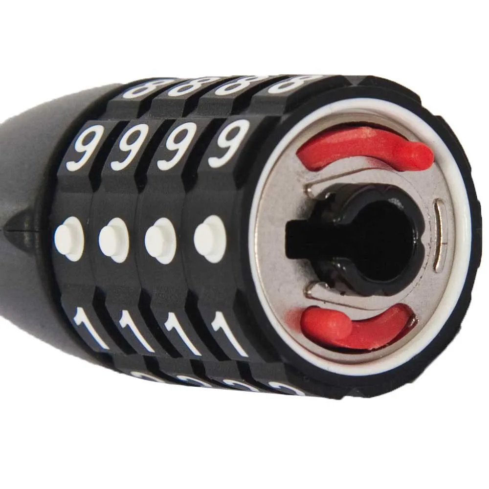 ABUS Raydo Pro 1450+texkf Kabellås, Black, 185cm ABUS Raydo Pro 1450+texkf Kabellås, Black, 185cm