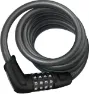 ABUS Spirallås Tresor Combo m/holder, Black, 180cm