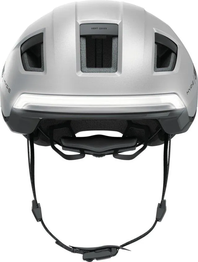 ABUS Sykkelhjelm Hyp-E, Gleam silver
