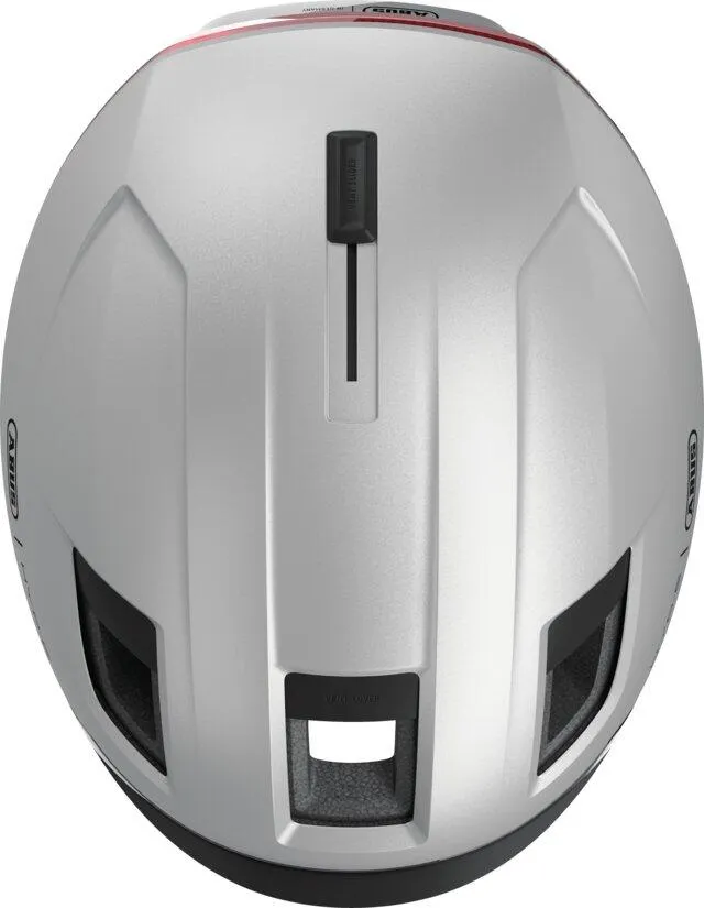 ABUS Sykkelhjelm Hyp-E, Gleam silver