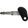 ABUS Tectic 496 Lh Nkr Sykkelrammelås, Black, 110 x 59 x 8.5mm