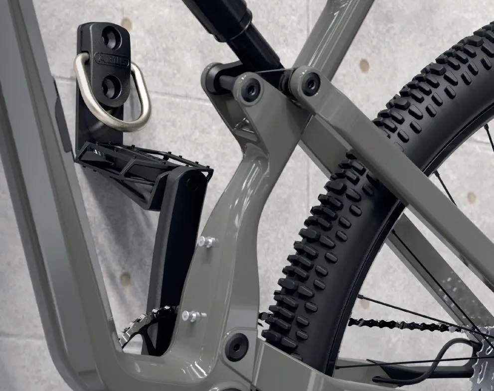 ABUS WBA65 Vegganker m/Sykkelholder, Svart
