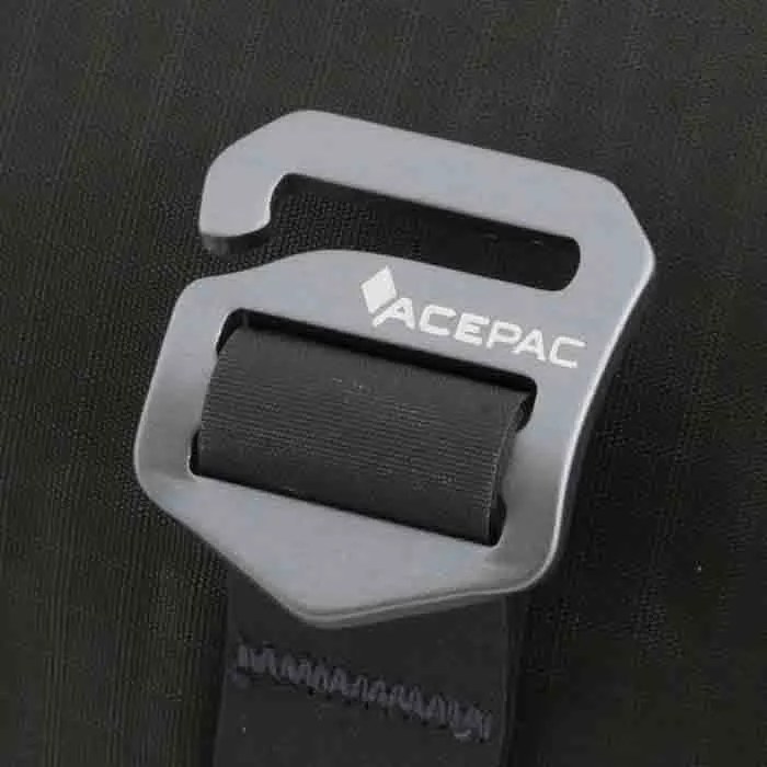 Acepac Dry Nylon Styreveske 8l, Black, One Size