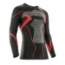 Acerbis X-body Winter Compression Langarmet Baselag, Black / red