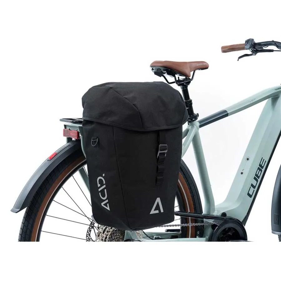 ACID City Smlink Sykkelveske 20l, Black, One Size