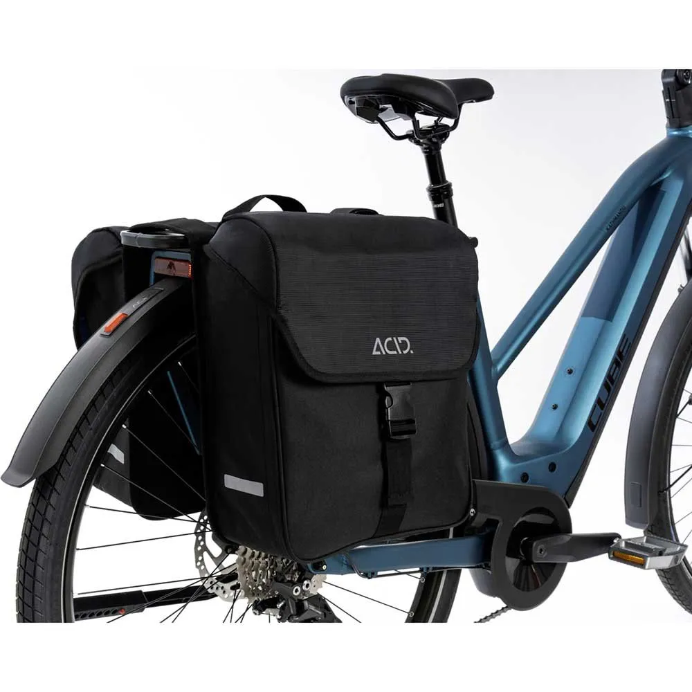 ACID Cmpt Sykkelvesker 30l, Black, One Size ACID Cmpt Sykkelvesker 30l, Black, One Size