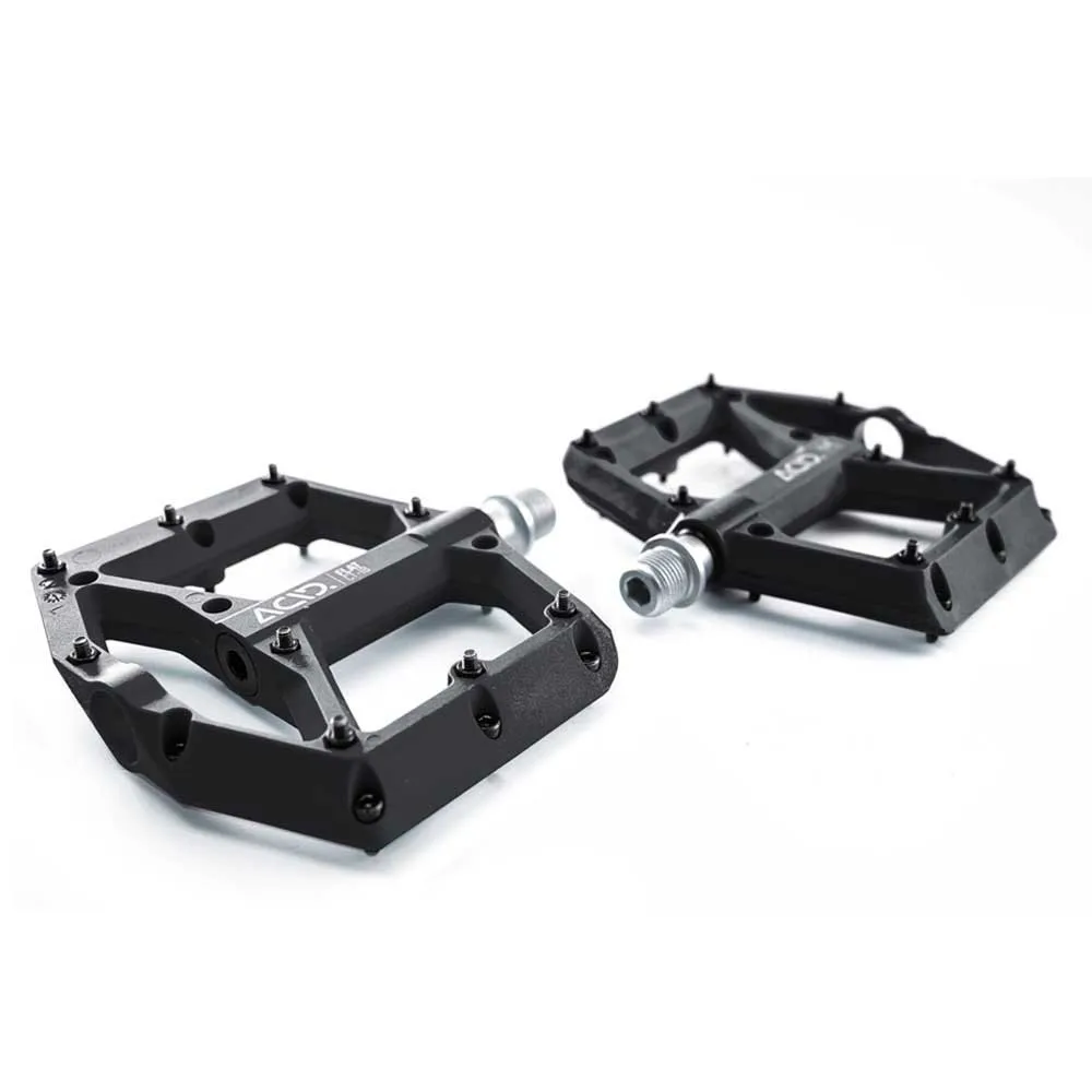 ACID Flat C1-ib Sykkelpedaler Refurbished, Black, One Size