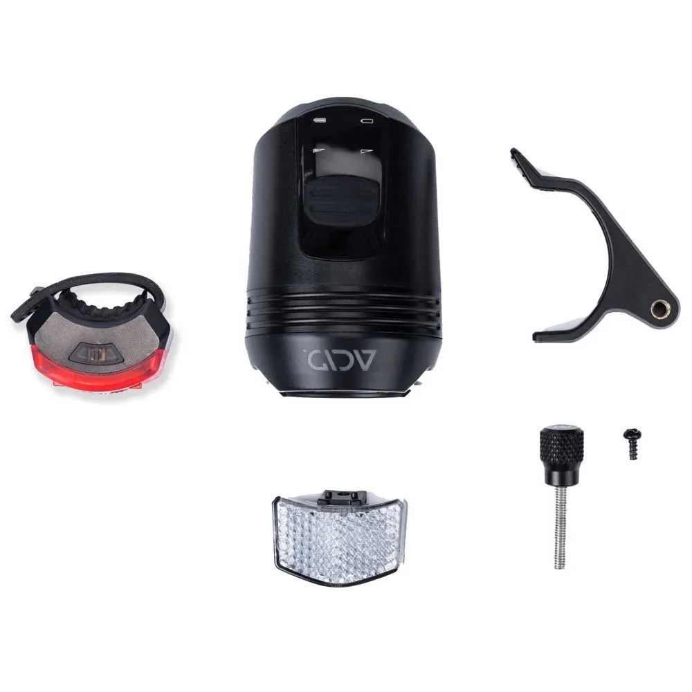 ACID Pro 60 Fpilink Sykkellyktesett, Black, One Size