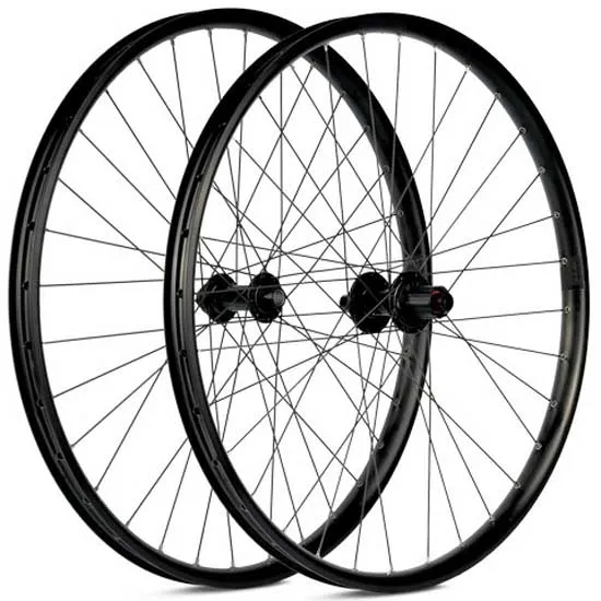 ACID Race Hpa 29´´ Cl Disc Ta Mtb-hjulsett, Black / white, 15 x 110/12 x 148mm, Shimano Micro Spline