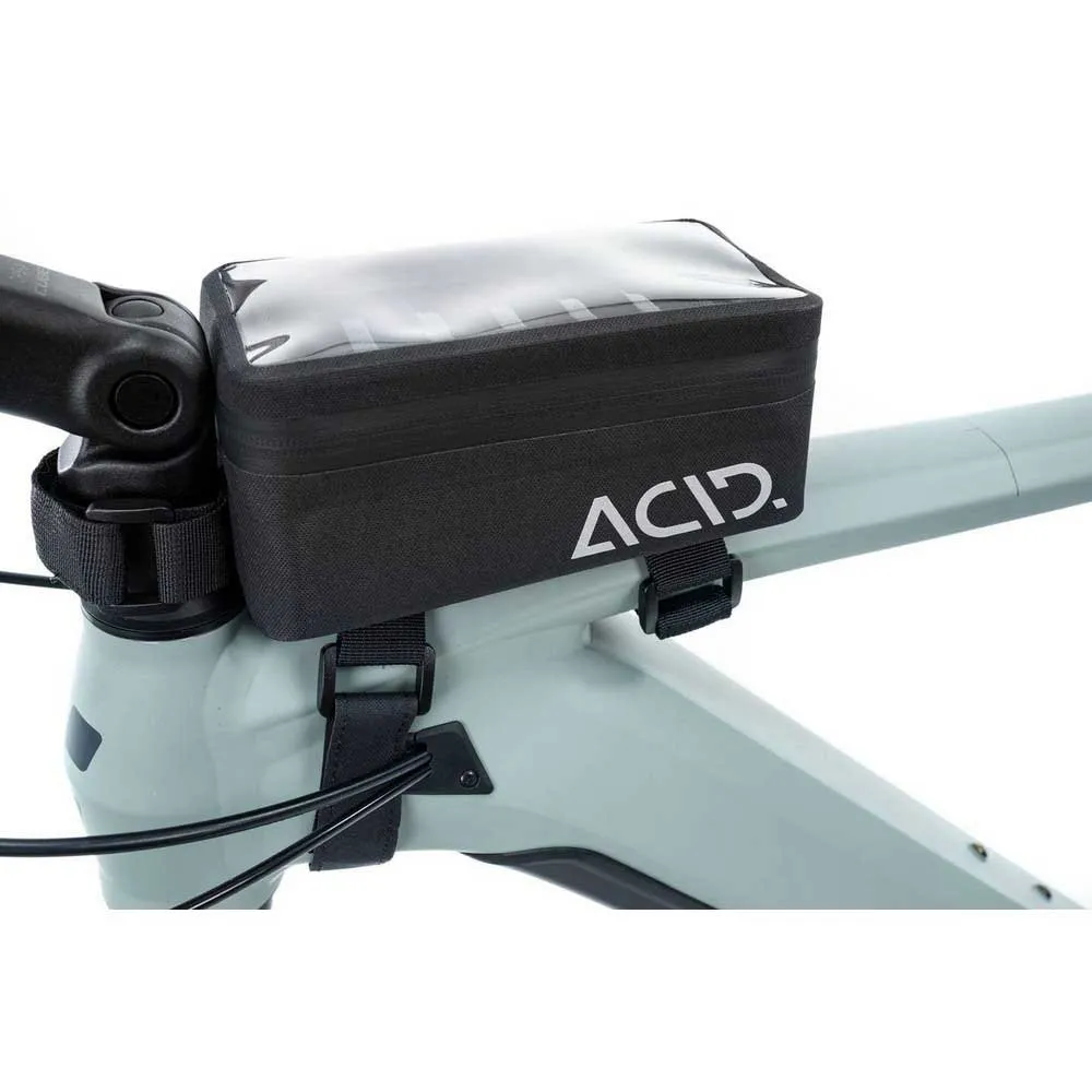 ACID Top Tube View 1l Rammeveske, Black, One Size
