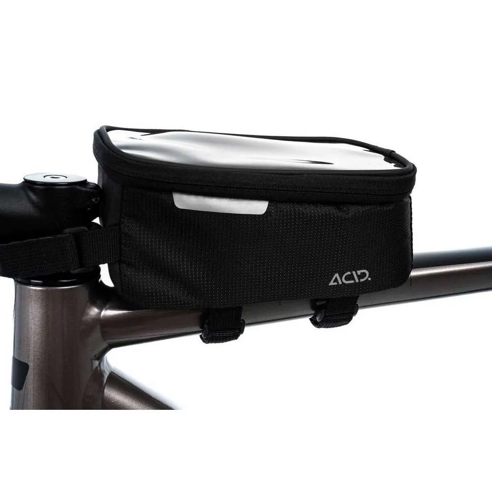 ACID Top Tube View Cmpt 1l Rammeveske, Black, One Size