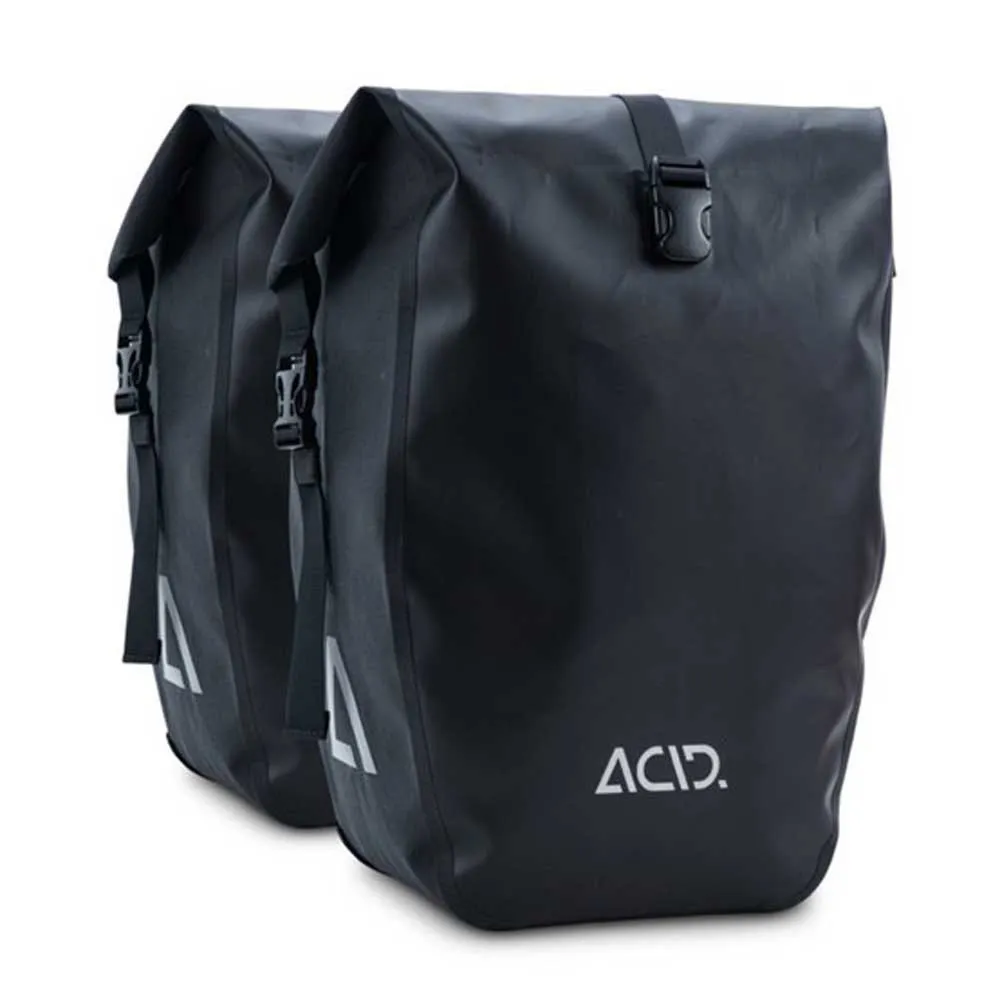 ACID Travlr Pure 20+20l Sykkelvesker, Black, One Size