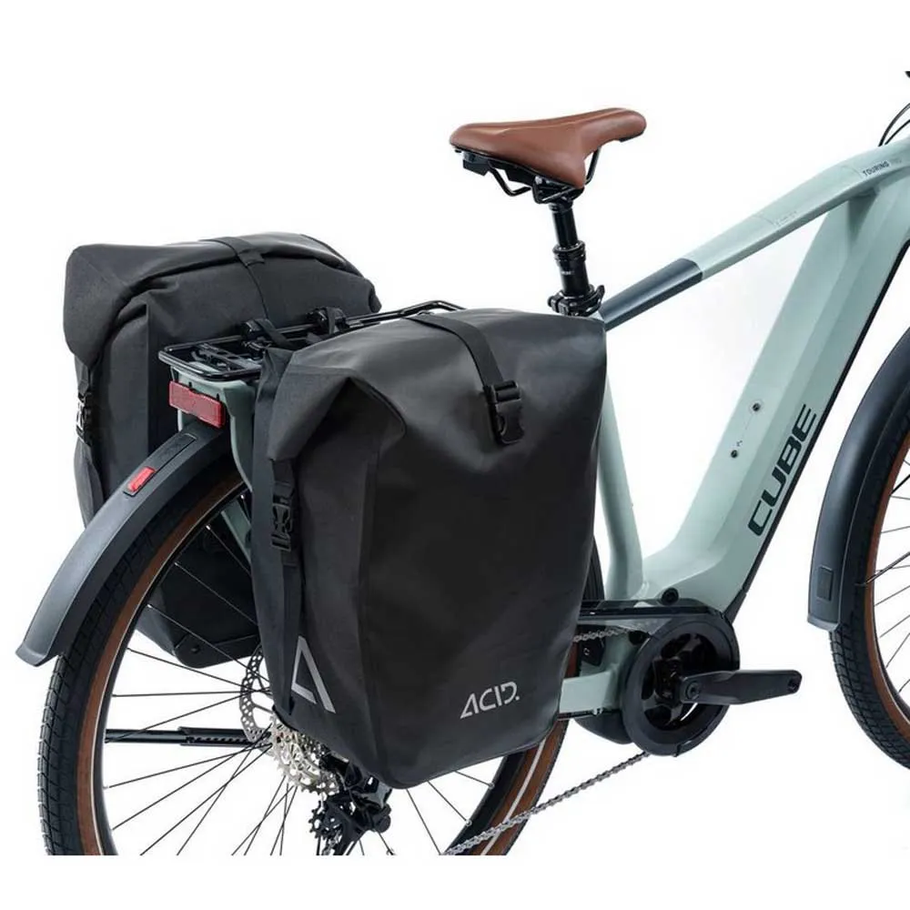 ACID Travlr Pure 20+20l Sykkelvesker, Black, One Size
