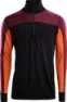 Jet black/zinfandel/orange tiger