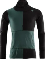 Aclima Men's WarmWool Hoodsweater with Zip Marengo/Jet Black/Corsair