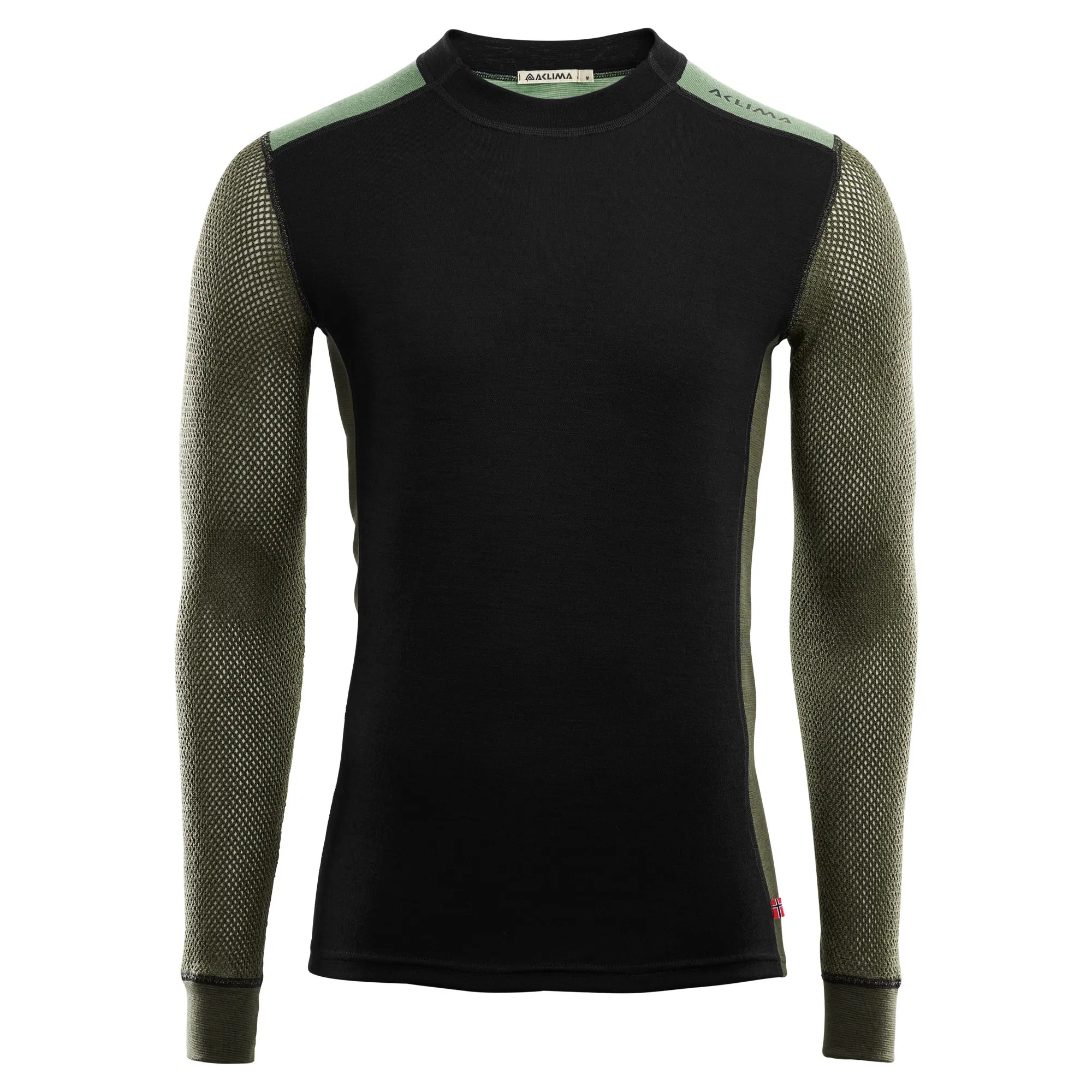 Aclima Men's WoolNet Hybrid Crew Neck
