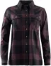 Check dark grey/bordeaux