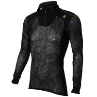 Aclima Woolnet Polo m/Zip Ms
