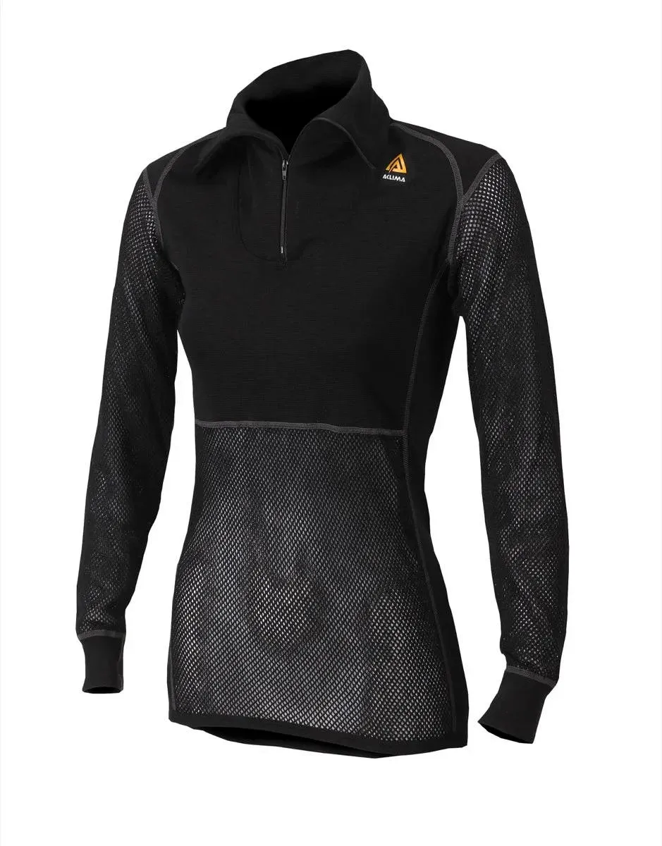 Aclima Woolnet Polo w/zip W Aclima Woolnet Polo w/zip W