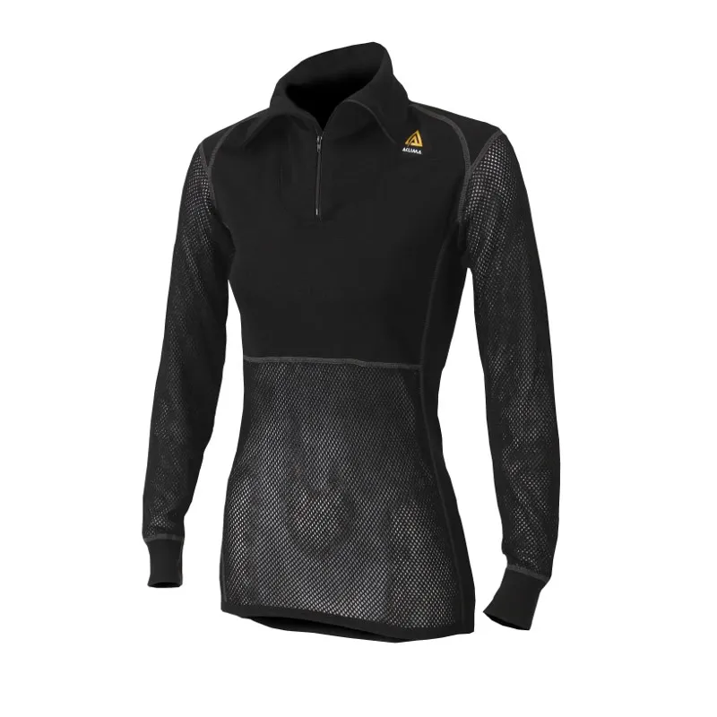 Aclima Woolnet Polo w/zip W