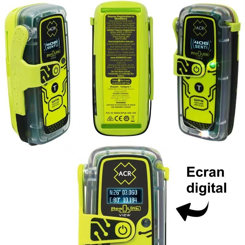 ACR Electronics Resqlink View Plb Skredsøker, Green, One Size ACR Electronics Resqlink View Plb Skredsøker, Green, One Size