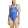 adidas 3 Bar Logo Print Badetøy female, Team royal blue / white