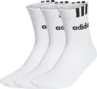 adidas 3-Stripes Linear Half-Crew Cushioned Socks 3 Pairs adidas 3-Stripes Linear Half-Crew Cushioned Socks 3 Pairs