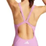 adidas 3 Stripes V-back Badetøy female, Preloved purple / white