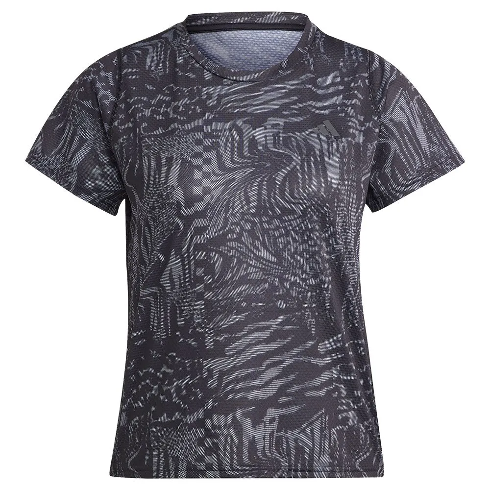 adidas 3b Aop Kortarmet T-skjorte female, Black / white adidas 3b Aop Kortarmet T-skjorte female, Black / white