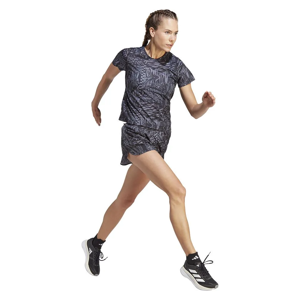 adidas 3b Aop Kortarmet T-skjorte female, Black / white adidas 3b Aop Kortarmet T-skjorte female, Black / white
