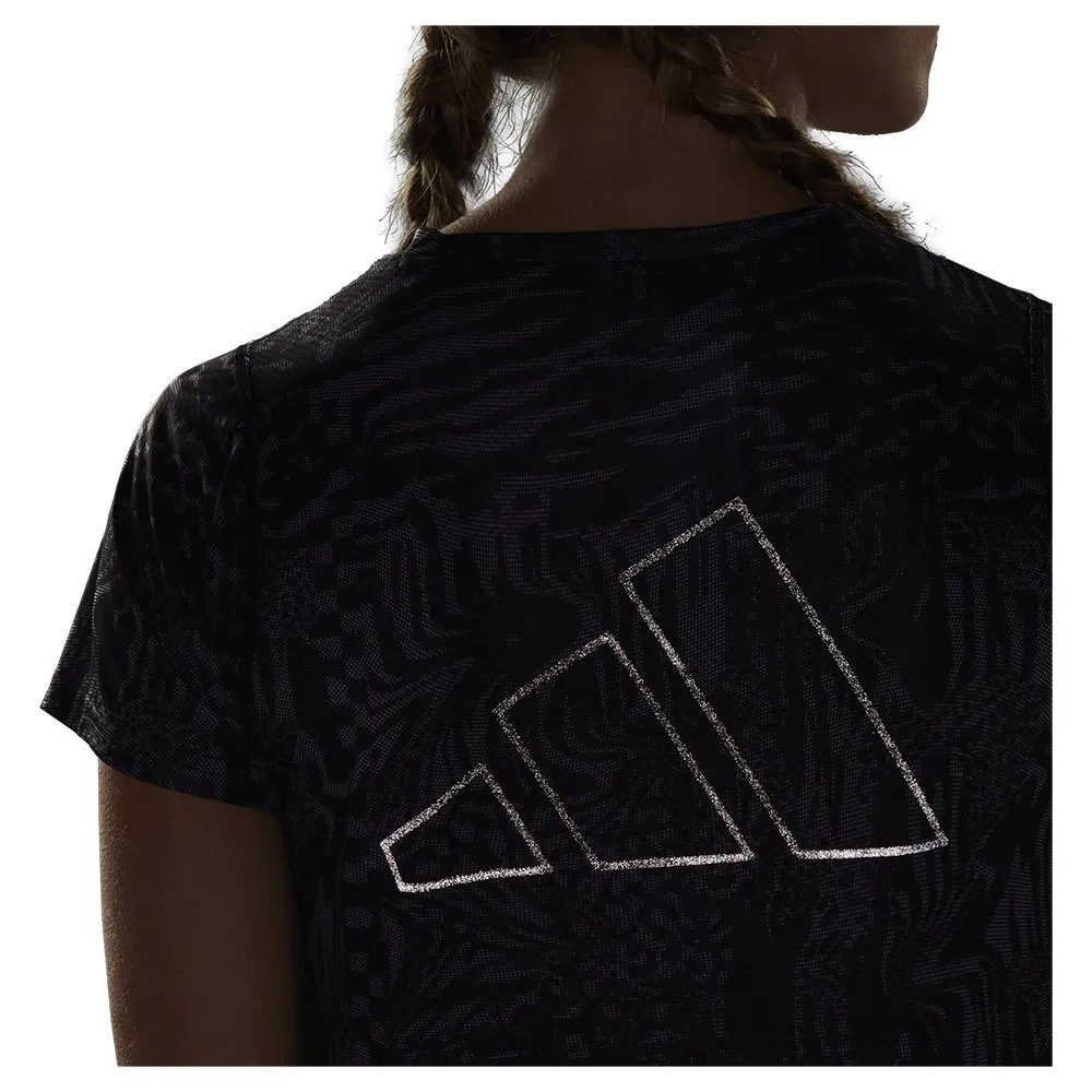 adidas 3b Aop Kortarmet T-skjorte female, Black / white adidas 3b Aop Kortarmet T-skjorte female, Black / white