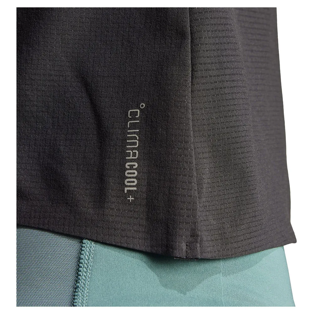adidas Adi365 Running Climacool+ Crop Ermeløs T-skjorte female, Black