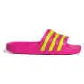 adidas Adilette Aqua Badesandal female, Shock pink / solar slime / shock pink, EU 37