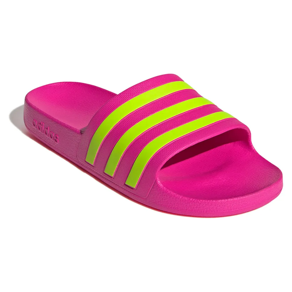 adidas Adilette Aqua Badesandal female, Shock pink / solar slime / shock pink, EU 37 adidas Adilette Aqua Badesandal female, Shock pink / solar slime / shock pink, EU 37