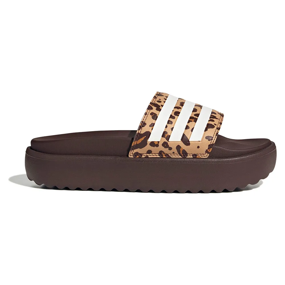 adidas Adilette Platform Badesandal female, Shadow brown / cloud white / magic beige, EU 43 adidas Adilette Platform Badesandal female, Shadow brown / cloud white / magic beige, EU 43