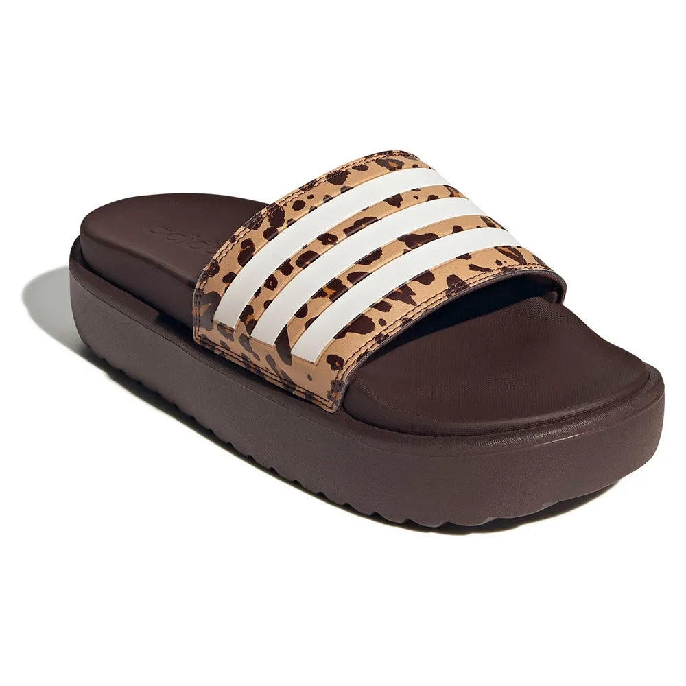 adidas Adilette Platform Badesandal female, Shadow brown / cloud white / magic beige, EU 43 adidas Adilette Platform Badesandal female, Shadow brown / cloud white / magic beige, EU 43